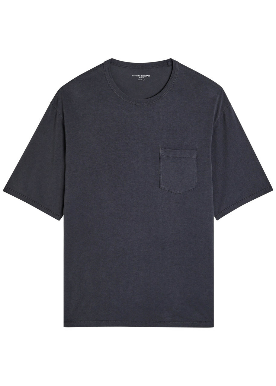 Officine Générale Benny Jersey T-shirt Navy