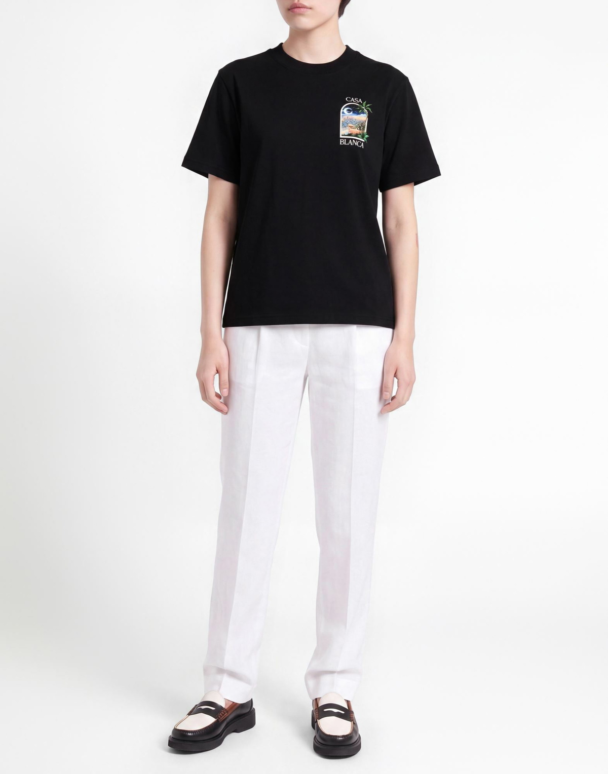 Casablanca Womens T-shirt in Black