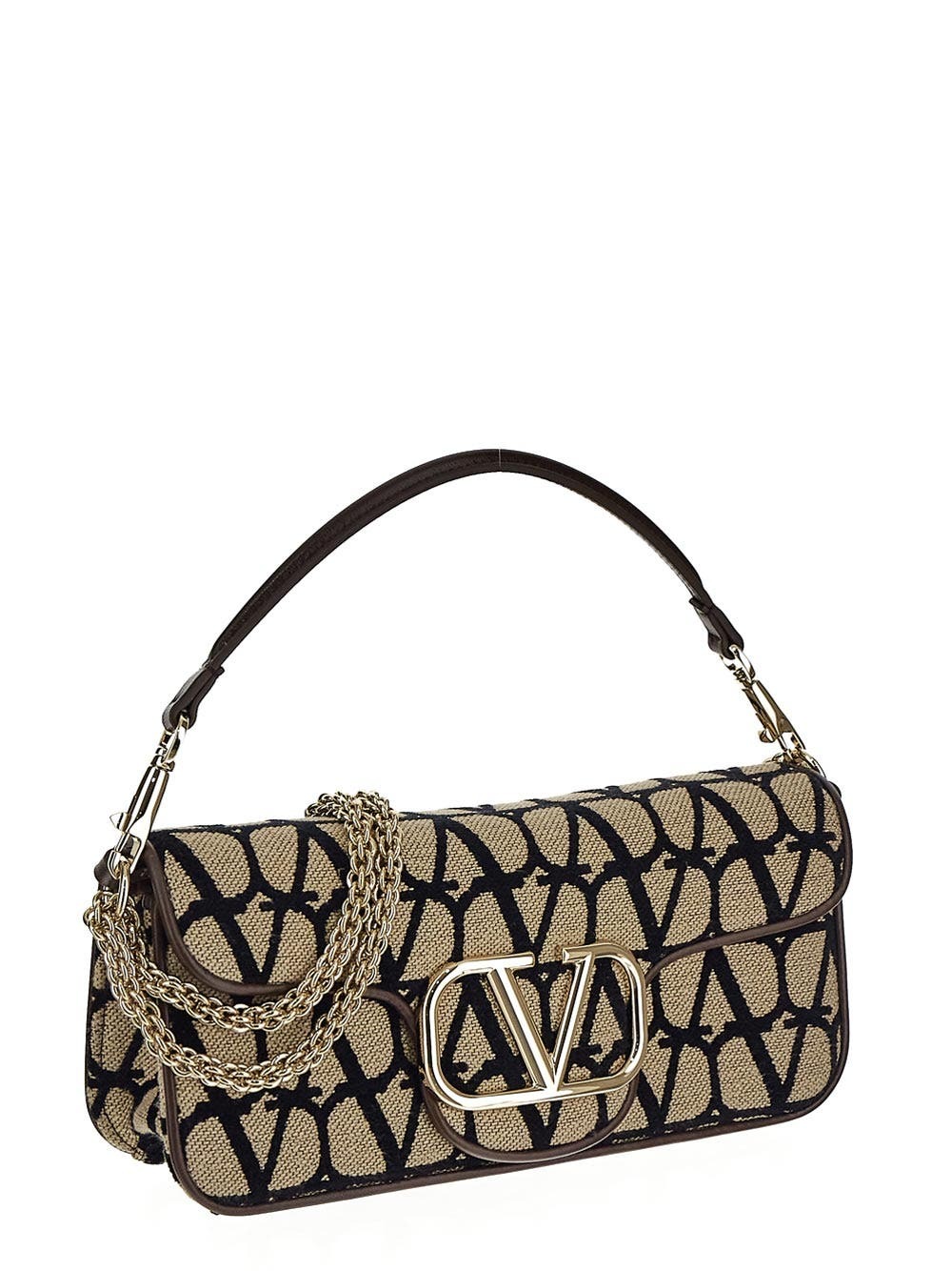 Valentino Garavani Locò Toile Iconographe Shoulder Bag