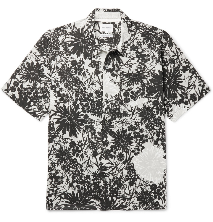 Photo: Norse Projects - Carsten Floral-Print Cotton Shirt - Gray