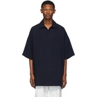 N.Hoolywood Navy Oversized Polo