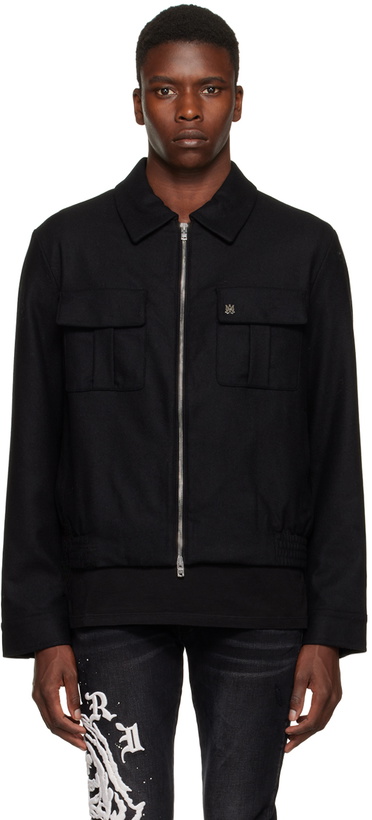 Photo: AMIRI Black Zip Up Jacket