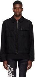 AMIRI Black Zip Up Jacket