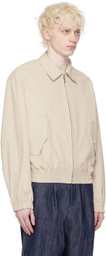 LE17SEPTEMBRE Off-White Oversized Bomber Jacket