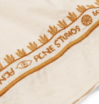 Acne Studios - Ringoh Embroidered Cotton-Poplin Shirt - Men - Cream