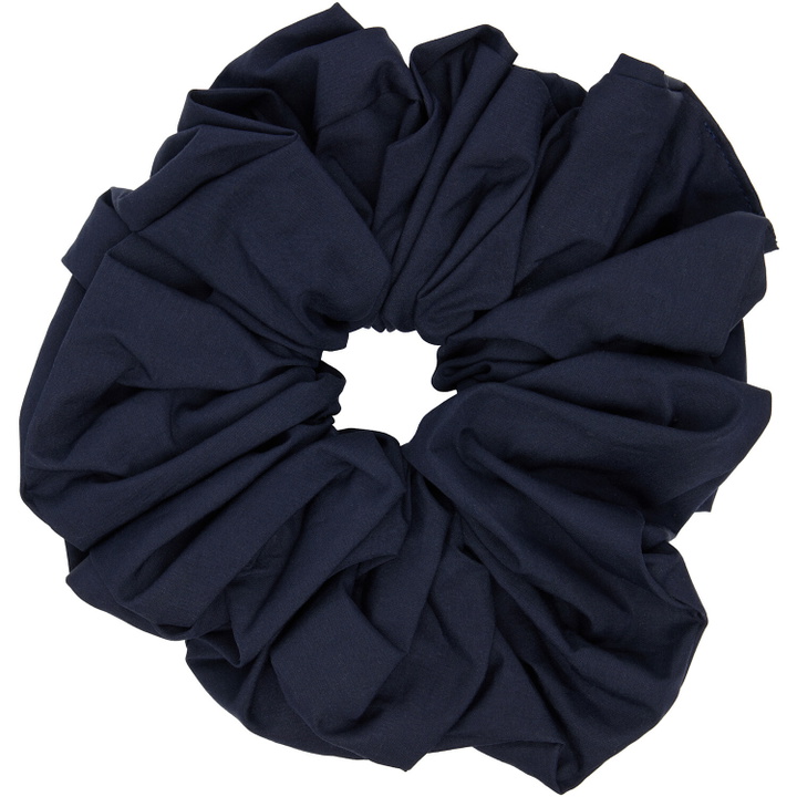 Photo: Maryam Nassir Zadeh Navy Camellia Scrunchie