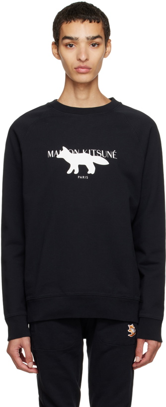 Photo: Maison Kitsuné Black Fox Stamp Sweatshirt