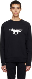 Maison Kitsuné Black Fox Stamp Sweatshirt