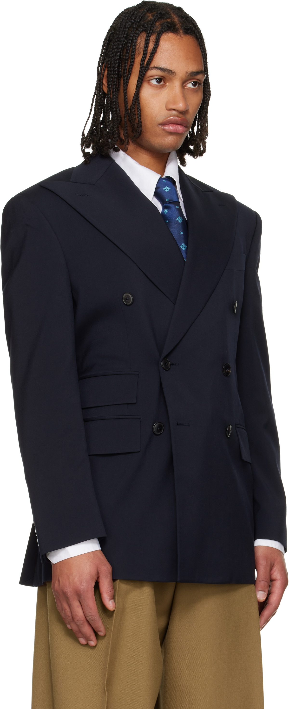 Vivienne Westwood Navy DB Niesen Blazer Vivienne Westwood