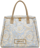 Versace Blue Barocco Cooler Bag