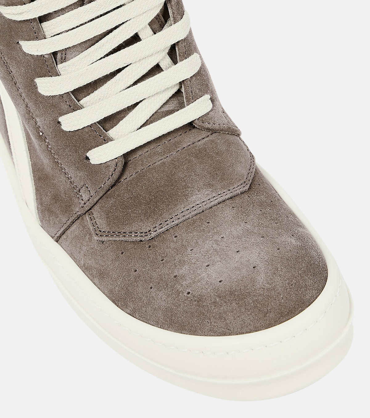 Rick Owens Geobasket suede high-top sneakers Rick Owens