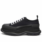 Alexander McQueen Men's Tread Slick Sneakers in Black