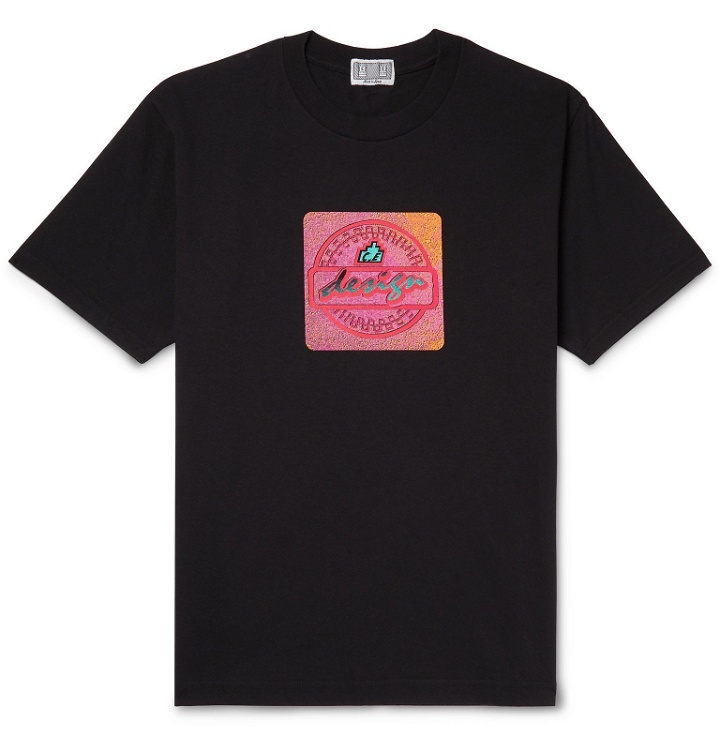 Photo: Cav Empt - Logo-Print Cotton-Jersey T-Shirt - Black