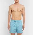 Frescobol Carioca - Pepe Slim-Fit Mid-Length Printed Swim Shorts - Blue