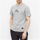 Evisu Men's Seagull Print T-Shirt in Heather Grey