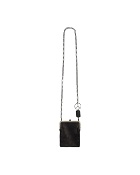 Leather Clasp Chain Pouch