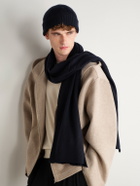 Allude - Ribbed Cashmere Beanie and Scarf Set