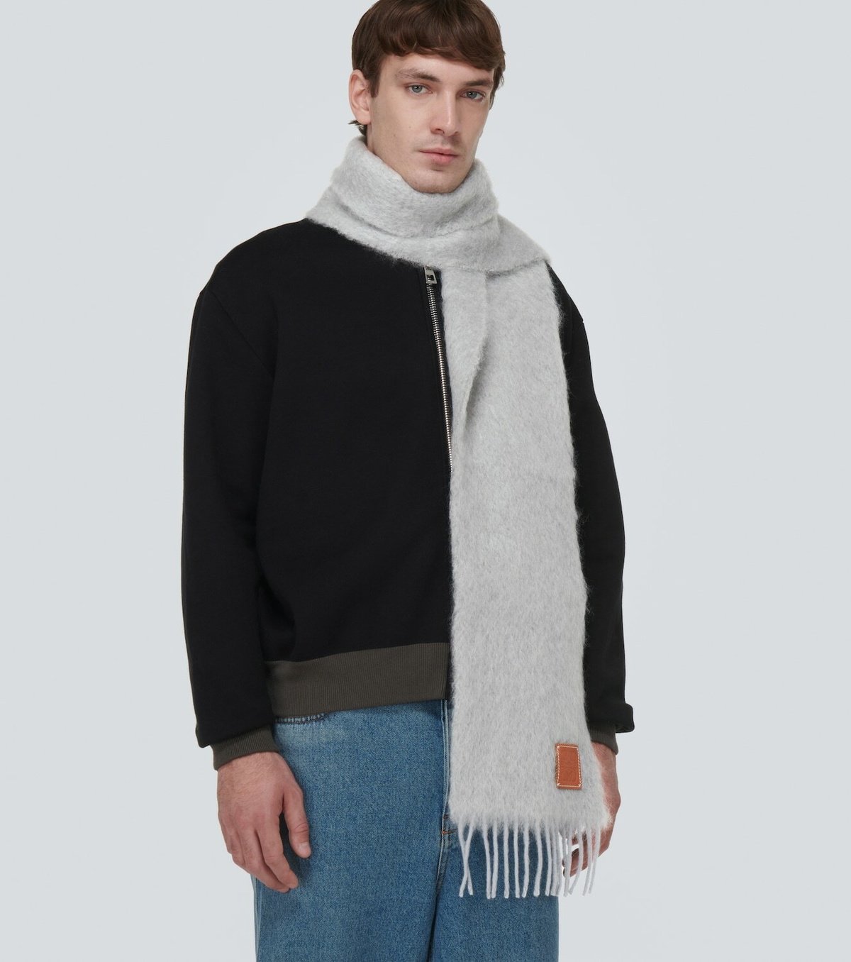 Loewe Mohair and wool scarf Loewe