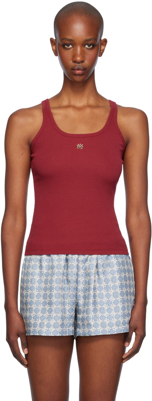 Photo: AMIRI Burgundy MA Tank Top