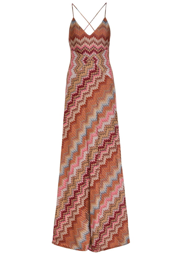 Photo: Missoni Chevron Fine-knit Maxi Dress Multicoloured