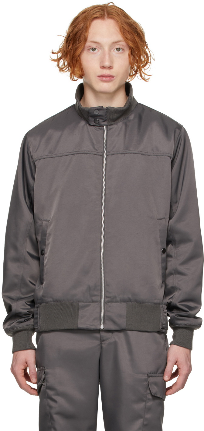 Nike Jordan Grey A Ma Maniére Edition Flight Jacket Nike Jordan Brand