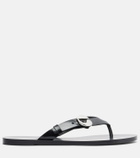 Coperni Logo leather thong sandals