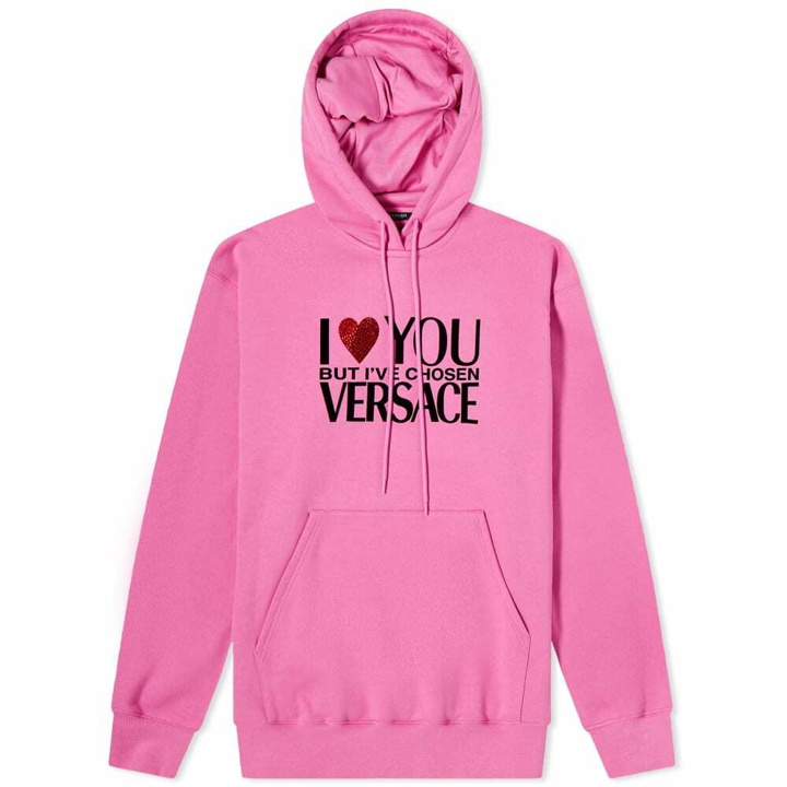 Photo: Versace Women's I Love Print Hoody in Pink