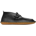 LEMAIRE Black Vegetable-Tanned Leather Desert Boots