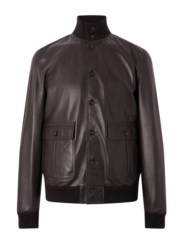 Photo: Valstar - Valstarino Leather Jacket - Brown