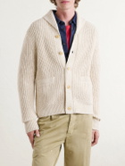 RRL - Shawl-Collar Cotton and Linen-Blend Cardigan - Neutrals