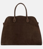 The Row - Soft Margaux 17 suede tote