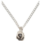 Pearls Before Swine Silver Raw Diamond Necklace