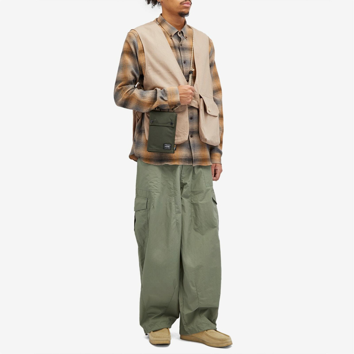 FrizmWORKS Men's Nylon Cargo Balloon Pants in Olive FrizmWORKS FrizmWORKS Men's Nylon Cargo Balloon Pants in Olive FrizmWORKS