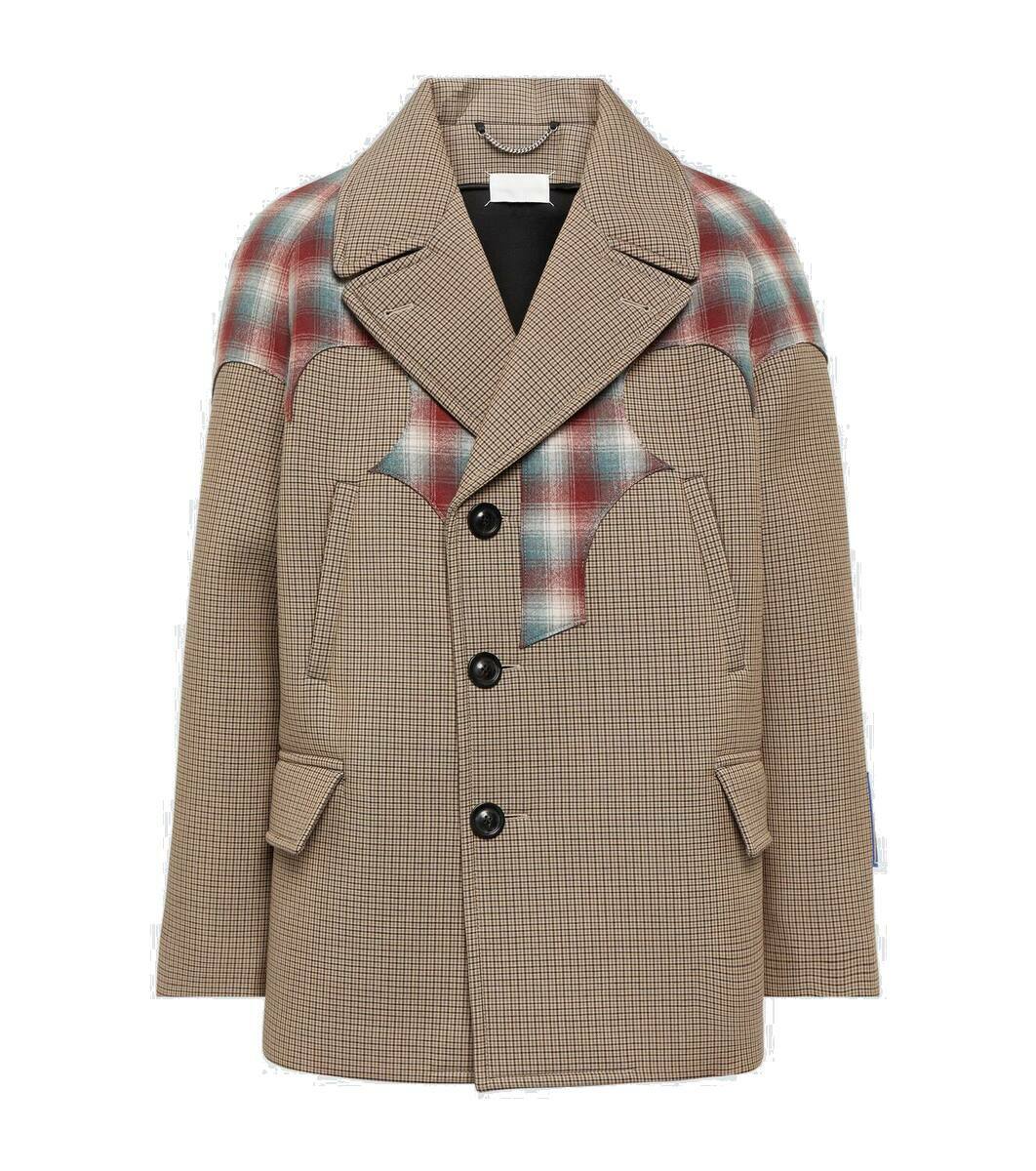 Maison Margiela x Pendleton oversized peacoat Maison Margiela