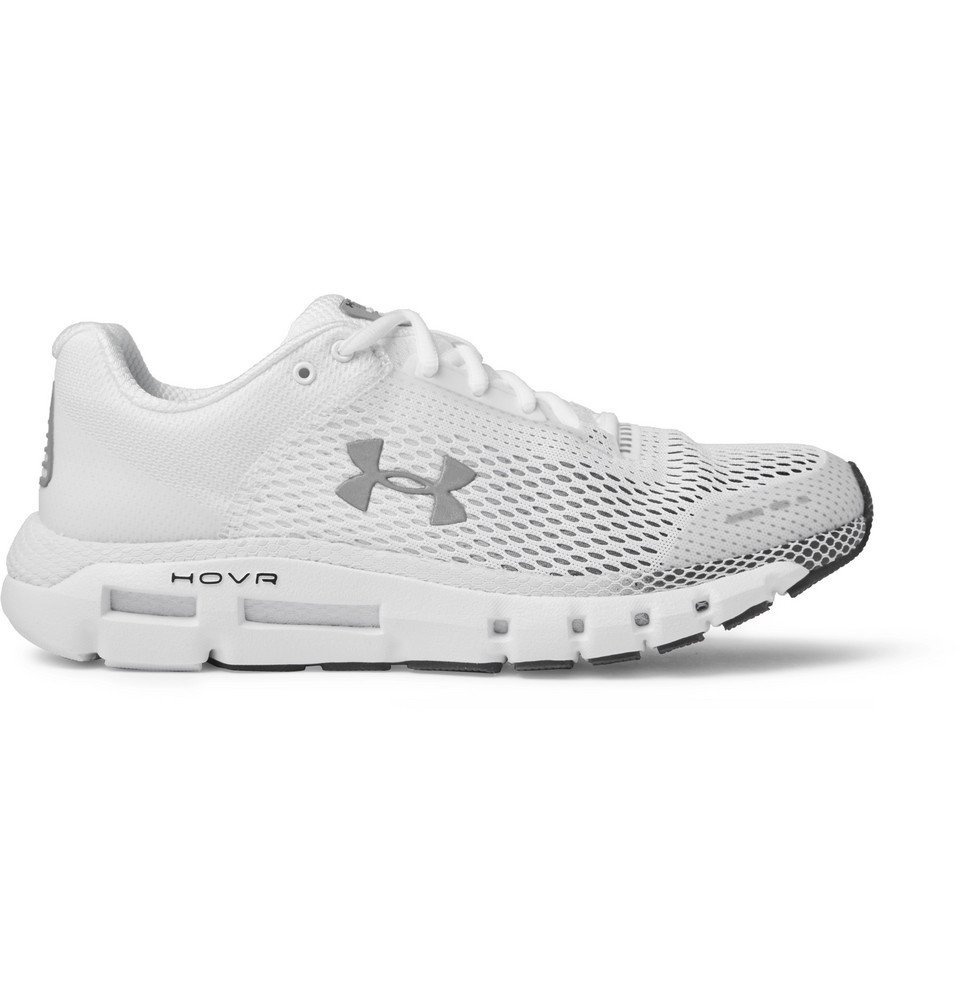 Photo: Under Armour - HOVR Infinite Mesh and Rubber Running Sneakers - White