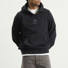 Umbro Men's Iconic Hoodie in Black/Volcanic Ash