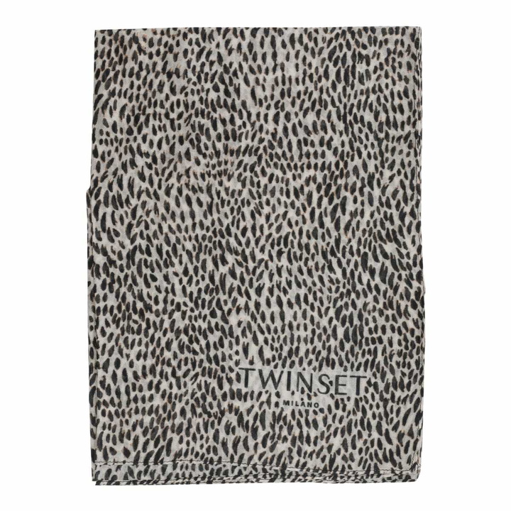 Photo: TwinSet Animalier Print Stole