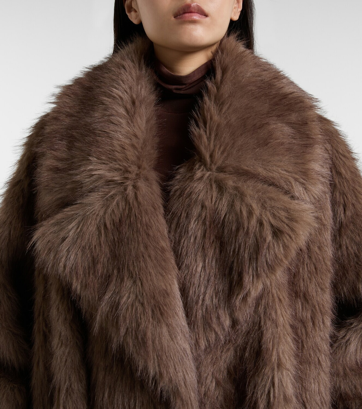 Xu Zhi Faux fur coat