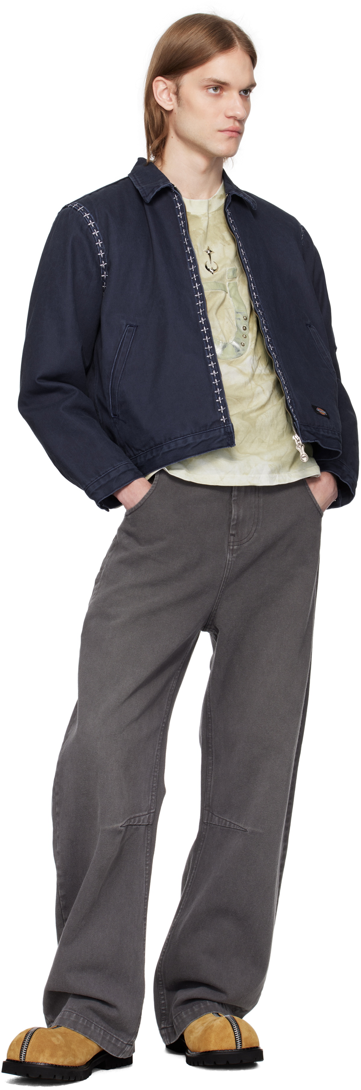 Thug Club Navy Dickies Edition X Stitch Eisenhower Jacket