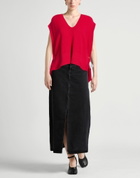 Manila Grace Womens Sweater in Red