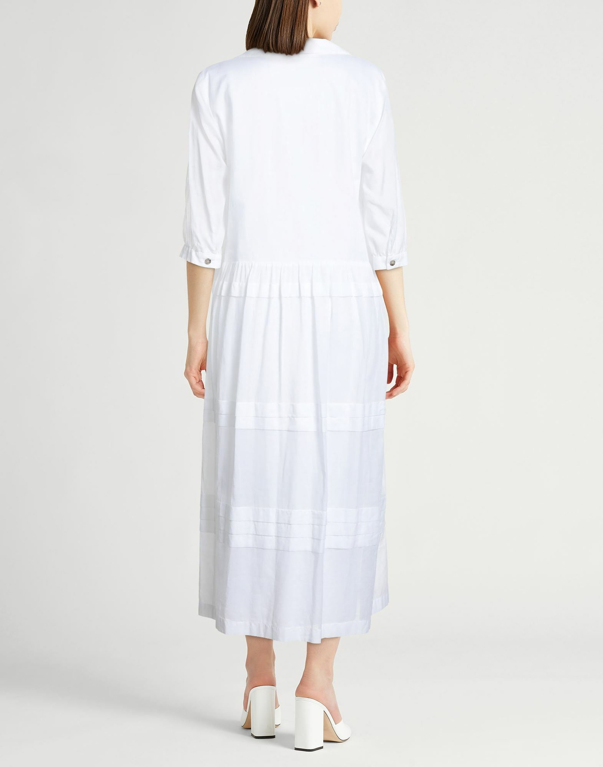 Peserico Womens Midi dress in White