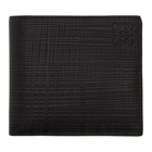 Loewe Black Linen Bifold Wallet