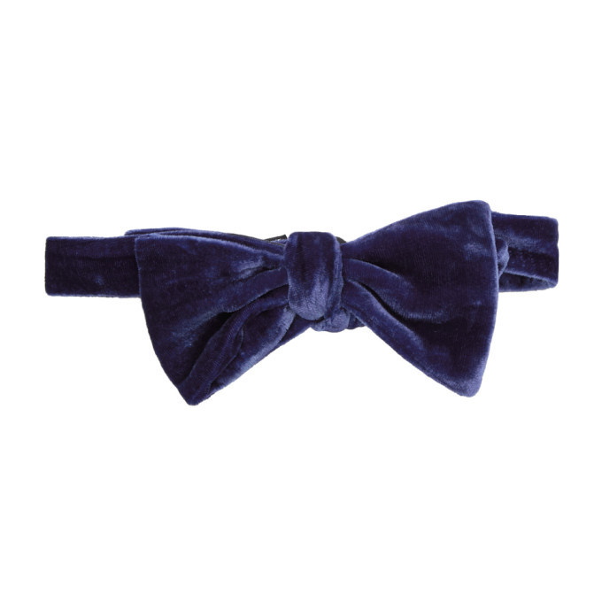 Photo: Paul Smith Blue Velvet Bow Tie