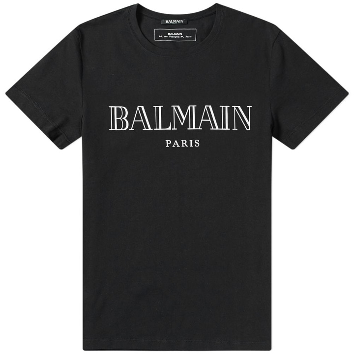 Photo: Balmain Text Logo Tee