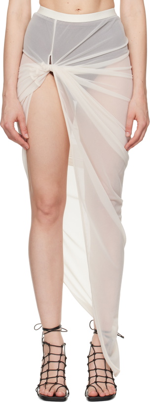Photo: Rick Owens Lilies Off-White Twist Edfu Maxi Skirt