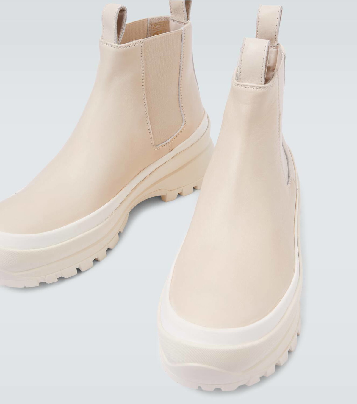 Jil Sander Leather boots with Vibram® platform