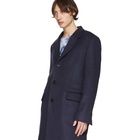 Acne Studios Navy Wool Odilon Coat