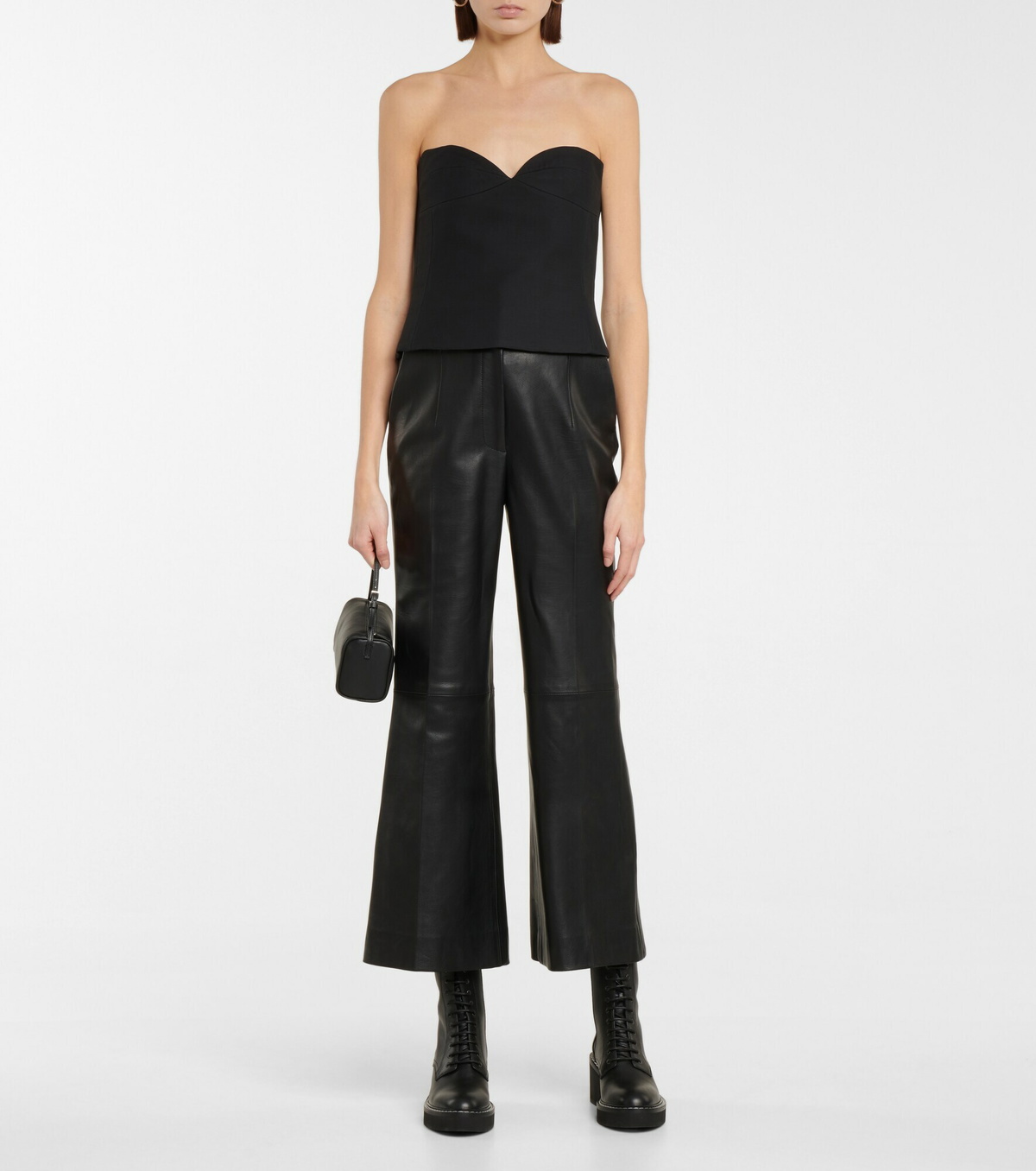 Khaite - Prim wool-blend bustier top Khaite