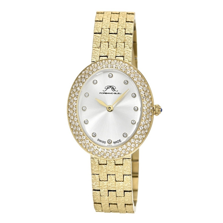 Porsamo Bleu Angelica Quartz Silver Sunray Dial Ladies Watch 1344BANS