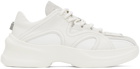 Wooyoungmi White Paneled Sneakers